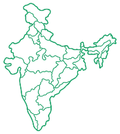 Map of India — Hanglet is launching across Indian cities